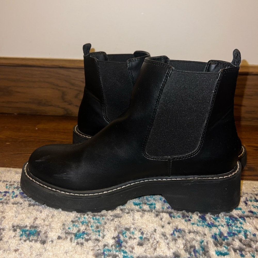 Black Steve Madden Girl Ankle Boots - Picture 4 of 5